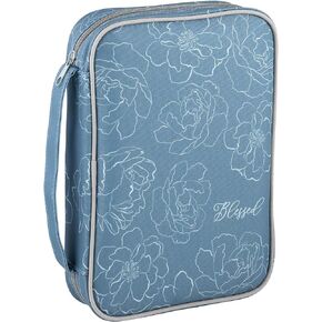 Creative Brands Faithworks - Poly Canvas Bible Cover with Carry Handle and Front Pocket Gifts of Faith Collection, 7 x 10-Inch, Blessed