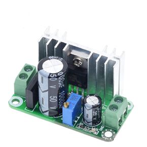 5-35VDC أو 5-22VAC إلى 1-34VDC LM317T قابل للتعديل تنحى منظم خطي محول وحدة إمدادات الطاقة
