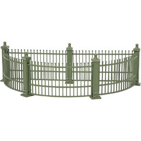 Department 56 Dickens Village Accessories Zoological Gardens Miniature Fencing Figurine Set, 2 Inches, Green