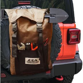 Offroading Gear 4x4 Waterproof Spare Tire, Trash Bag and Rear Tailgate Bag W/Seat Organizer | Large-Capacity for Off-road Accessory - SUV|RV| Jeep| Overland| Etc.