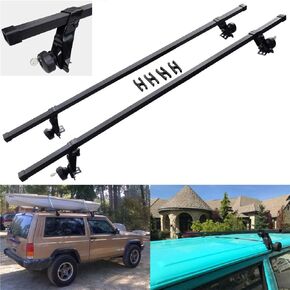 HTTMT- MT371-033- نظام حامل السقف الكل في واحد SR1001 مقاس 56 بوصة متوافق مع معظم مزاريب المطر في المركبات بسعة 130 رطل [انظر الإعداد]