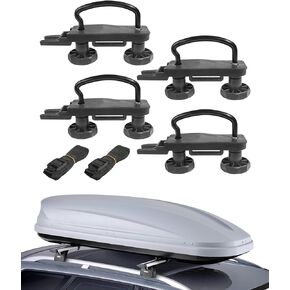 4PCS Stainless Steel Roof Box U-Bolt Clamps,Car Accessories Car Van Mounting Fitting Kit U Brackets Installation Accessory,Roof Rack Accessories Roof Rack Mounting Brackets,Fits Most Cars