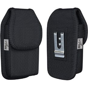 Agoz Cell Phone Case for Motorola One 5G Ace, Moto G 5G, Moto G Pure,Moto G Play, Edge 2022,Edge+, Moto G Stylus 5G 2022,Moto G Power 2022, Pouch Holster Metal Clip Belt Loop(Fits w/Protective Cover)