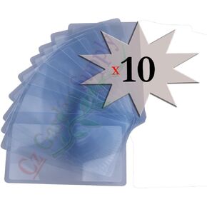 8.3" x 11.75" LARGE 3X Fresnel Lens FULL PAGE Magnifier -- Solar Oven/DIY Projection TV PLANS (1 pack PREMIUM GRADE Large Lens)