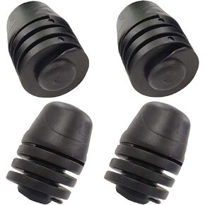 Hood Rubber Cushion Stoper Bumper- Bonnet Cushion Hood Bumper Stops Fit for VOLKSWAGEN Cushion Stoppers Black 4PS