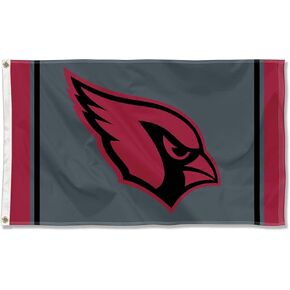 Arizona Cardinals Blackout Sideline Flag Outdoor Indoor 3x5 Foot Banner