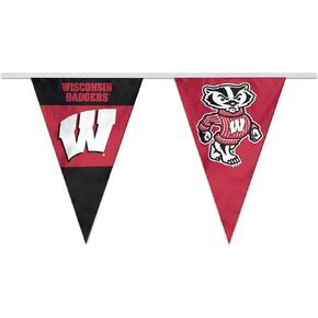 Wisconsin Pennant String Flags