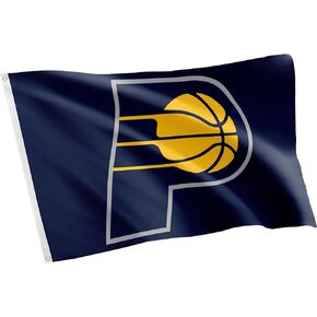 Desert Cactus Indiana Pacers Flag NBA 100% Polyester Indoor Outdoor 3x5 feet National Basketball Association Team Flags (Flag #1)