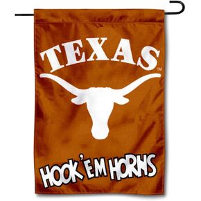 Texas Longhorns Hook'em Horns Garden Flag