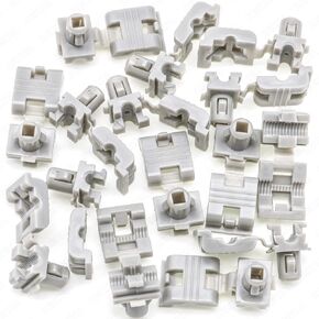Rexka 15pcs Tailgate & Door Lock Rod Latch Clips 5/32 Rod Size for GM Trucks 16629990 16675980 Ford F150 F250 F350 Super Duty Buick Chevy Cadillac Trucks