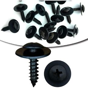 20pcs Fender Liner Splash Shield Phillips Head Screws Compatible with BMW Honda Acura Accord ILX RDX TL TSX CRV Civic Odyssey Acura 90114-SE0-000