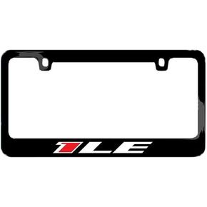 License Plate Holder Black Metal License Plate Frames - Camaro 1LE