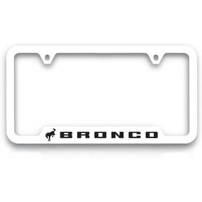 Ford Bronco UV Printed License Plate Frame - Area 51 (Blue/Grey)