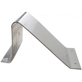 United Pacific 20650 - Vehicle-Mounted Work Light Mounting Bracket - Stainless Triangle Light Bracket