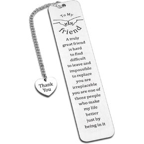 Friendship Gifts for Women Friends Bookmark Gifts for Best Friend BFF Besties Gifts for Women Sentimental Gifts for Friends Graduation Birthday Long Distance Friendship Gifts for Female Friend Ideas