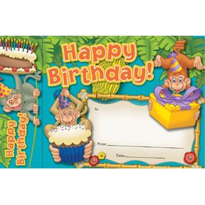 Edupress Happy Birthday Cupcakes Bookmark Awards (EP63024)