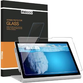 Megoo Surface Book 3 Screen Protector 15", Tempered Glass/Easy Installation/Anti-Scratch, Also for Microsoft Surface Book 2 15"