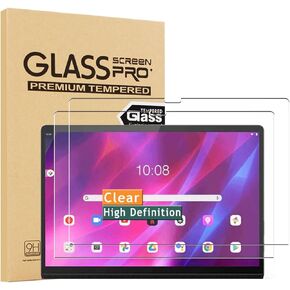 [2 Pack] EpicGadget Screen Protector for Lenovo Yoga Tab 13 (YT-K606F), 9H Hardness HD Clear Premium Tempered Glass Screen Protector Film for Lenovo Yoga Smart Tablet 13 Inch Display 2021 Released