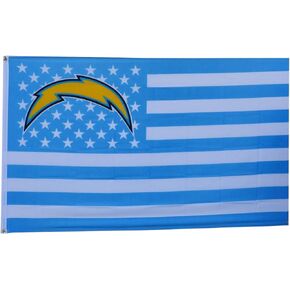 Lighting Charger US Stars&Stripes Flag Banner 3X5 Feet