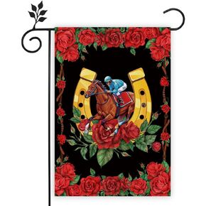 Kentucky Decorations Kentucky Garden Flag Banner Horse Racing Party Favors Kentucky Decorations and Supplies for Home Party