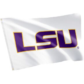 Desert Cactus LSU Flag Tigers Geaux Louisiana State University Flags Banners 100% Polyester Indoor Outdoor 3x5 Flag (Style Z)