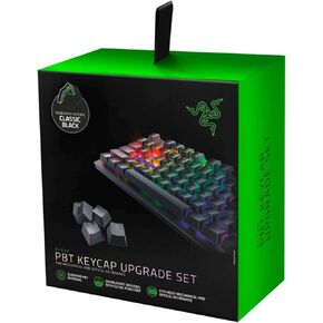 مجموعة ترقية Razer PBT Keycap - متوافقة مع الإضاءة الخلفية (مادة فائقة مقاومة لللمعان PBT، قالب Doubleshot مع خط رفيع للغاية) Mercury