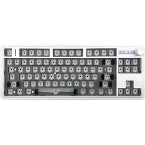 BOYI GMK84-75% RGB Mechanical Keyboard Barebones Kit with Knob,Hot-SwapTri-Mode BT5.0/2.4G/Type-C Wireless Gaming Keyboard,Gasket Structure North-Facing LEDs Custom Keyboard,LS01 Kit DIY Keyboard in Kuwait