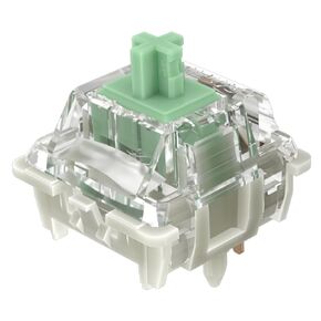 Gateron Baby Kangaroo Keyboard Switches 2.0, Heavy Tactile RGB LED 5 Pin 22mm Dual-Stage Spring Pre-lubed Switches for MX Mechanical Keyboard(10PCS)
