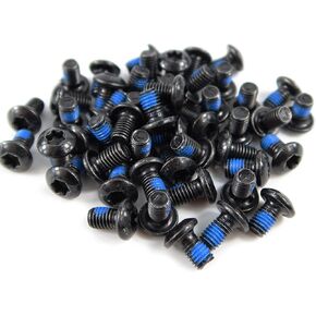 50Pcs Bike Disc Brake Rotor Bolts M5 x 10mm Bicycle Rotor Screw T25 Bicycle Disc Screw for Road Bike Mountain Bike