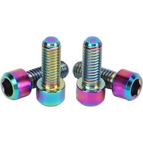 4Pcs M6 16mm Mountian Bike Brake Screws,Bike Disc Brake Clamp Bolt for Fixing Brake Lever