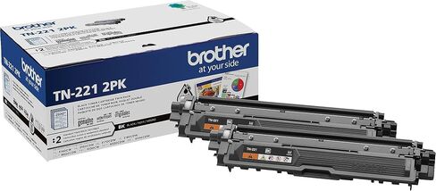 Brother Genuine Standard-Yield Black Toner Cartridge Twin Pack TN221 2PK in Saudi Arabia