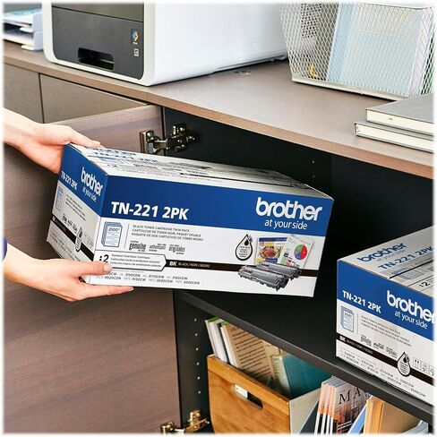 Brother Genuine Standard-Yield Black Toner Cartridge Twin Pack TN221 2PK in Saudi Arabia