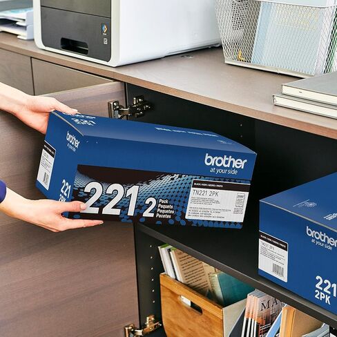 Brother Genuine Standard-Yield Black Toner Cartridge Twin Pack TN221 2PK in Saudi Arabia