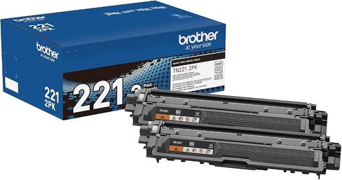 Brother Genuine Standard-Yield Black Toner Cartridge Twin Pack TN221 2PK in Saudi Arabia
