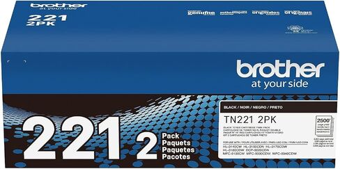 Brother Genuine Standard-Yield Black Toner Cartridge Twin Pack TN221 2PK in Saudi Arabia