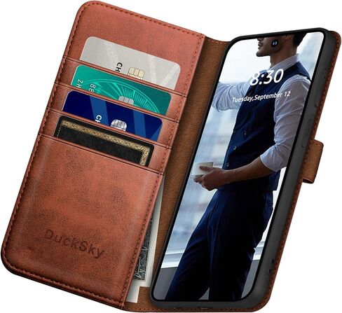 حافظة محفظة جلدية أصلية للغاية لهاتف سامسونج جالاكسي S22 【حجب RFID 】 【4 حامل بطاقة الائتمان 】 【جلد حقيقي 】 حافظة هاتف قابلة للطي قابلة للطي غطاء حماية للنساء والرجال لهاتف S22Ultra بني فاتح in Saudi Arabia
