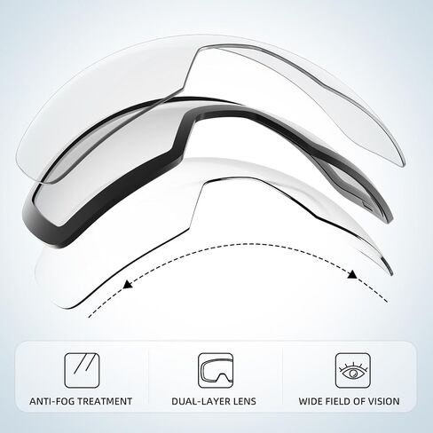 Ski Goggles Replacement Lenses, Extra Snowboard Snow Goggles Lens in Saudi Arabia