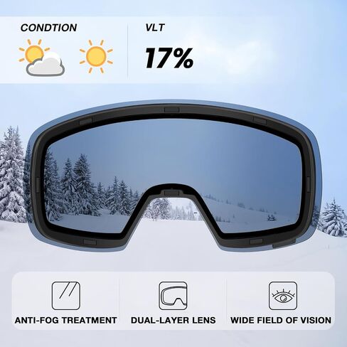 Ski Goggles Replacement Lenses, Extra Snowboard Snow Goggles Lens in Saudi Arabia