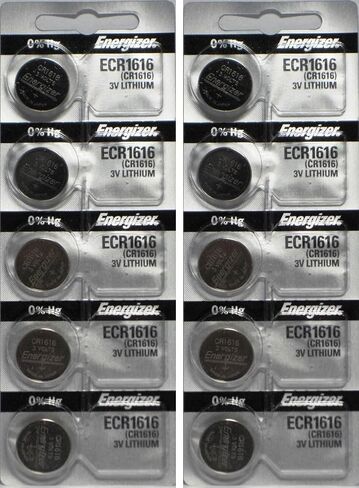 10 Energizer CR1616 Lithium Batteries in Saudi Arabia
