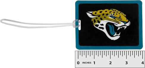 NFL Jacksonville Jaguars Sports Vinyl Luggage Tag, Set of 2, Blue in Saudi Arabia