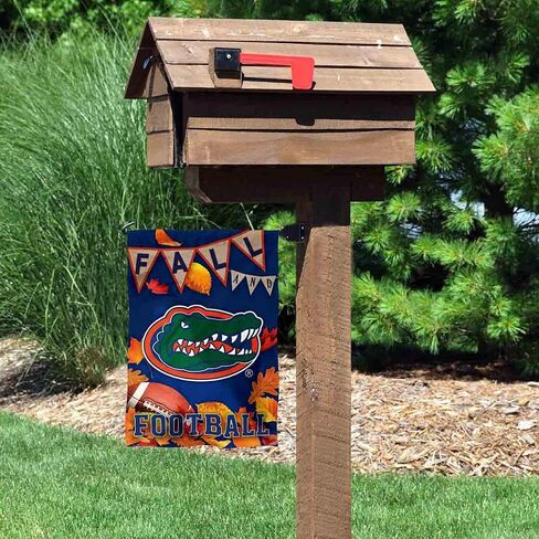 College Flags & Banners Co. Florida Gators Fall Leaves Football Season Garden Yard Flag in Saudi Arabia