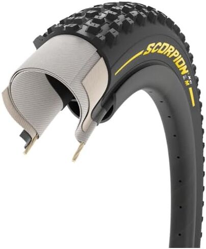 Pirelli Scorpion XC M Mountain Bike Tire, Mixed Terrains, Tubeless Ready Clincher TLR, (1) Tire, Enhanced ProWall or Lightweight LITE MTB Casing/Black or Tan Sidewall or Yellow Label / 29" Sizes in Kuwait