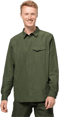 Jack Wolfskin Men's Standard Lakeside Roll-up Shirt in Saudi Arabia