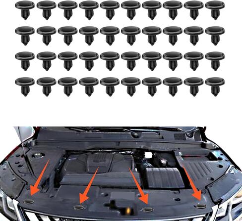 40PCS Bumper Clips, Car Clips, Car Push Retainer Clips & Auto Fasteners Assortment Replace #90467-07201 Compatible with Toyota 4Runner Camry Corolla Highlander Tundra, Lexus ES GS LS RX in Saudi Arabia