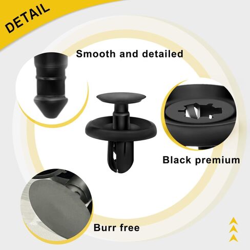 40PCS Bumper Clips, Car Clips, Car Push Retainer Clips & Auto Fasteners Assortment Replace #90467-07201 Compatible with Toyota 4Runner Camry Corolla Highlander Tundra, Lexus ES GS LS RX in Saudi Arabia
