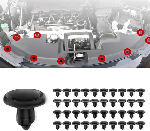 40PCS Bumper Clips, Car Clips, Car Push Retainer Clips & Auto Fasteners Assortment Replace #90467-07201 Compatible with Toyota 4Runner Camry Corolla Highlander Tundra, Lexus ES GS LS RX in Saudi Arabia