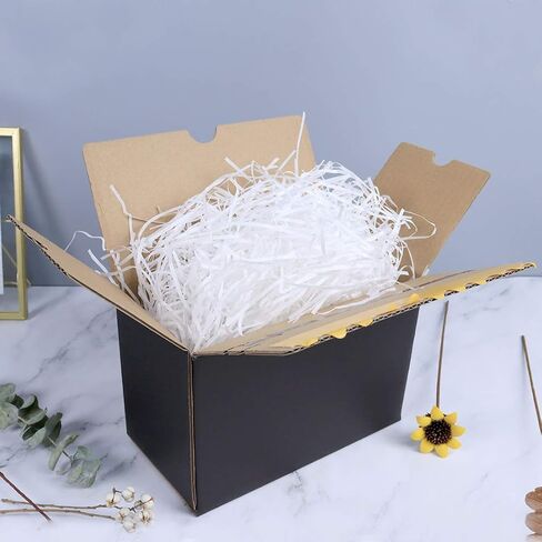 Shipping Mailer Corrugated Cardboard Boxes (25 Pack), Zipper Packaging Mailing Box Business (8.2 x 4.3 x 5.9 inch), Black Premium Great Gift Box in Saudi Arabia