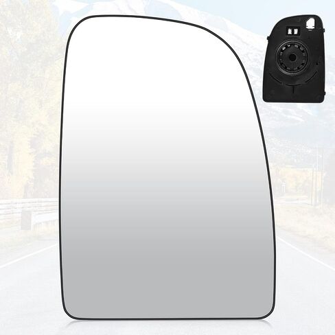 استبدال زجاج مرآة Youxmoto الجانب الأيمن للركاب 2014-2021 مناسب لـ Ram Promaster 1500 2500 3500 زجاج مرآة علوي محدب مع حامل خلفي، مناسب CH1321376 in Saudi Arabia