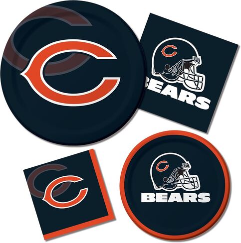 Creative Converting 16 Count Chicago Bears Lunch Napkins in Saudi Arabia