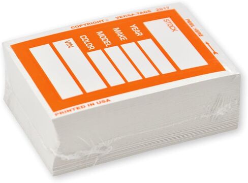 Versa-Tags ملصقات مخزون تاجر السيارات تصميم محسّن 100 ملصق نافذة المخزون الأزرق ملصقات نافذة تاجر السيارات ملصقات الزجاج الأمامي Kleer-bak مطبوعة في الولايات المتحدة الأمريكية 3 بوصة × 4 بوصة in Kuwait